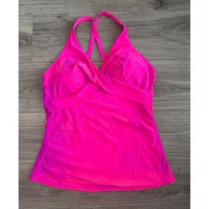 Tempt Me Tankini Pink Purple Tie Dye Swim Top Resort Beachwear Cruise Costal